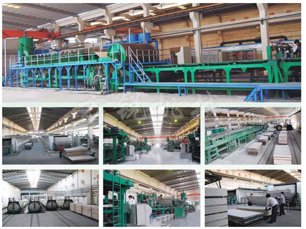 湖南纖維水泥壓力板生產現場